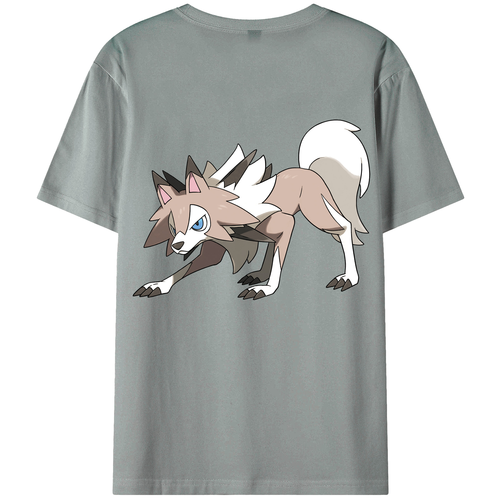 （画像用） ポケットモンスター Pokémon 綿100％ メンズ半袖Tシャツ（バックプリント） 通気性